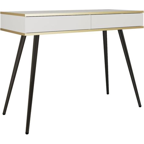 Elegante toletta nera con gambe nere, 102 x 80 x 50 (1/4)
