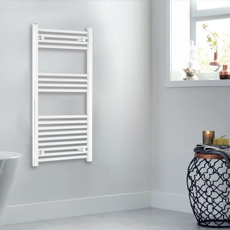 Heatwave Harmony White Ladder Towel Rail 1000mm (H) x 600mm (W) (1/2)