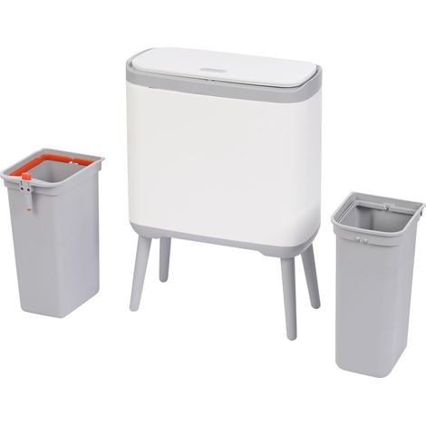 12L Poubelles de cuisine poubelles classées poubelle de cuisine Recyclage Avec Couvercles Poubelle Classée Sèche Humide Sous Évier Poubelle Pour Placard D'évier De Salle (1/5)