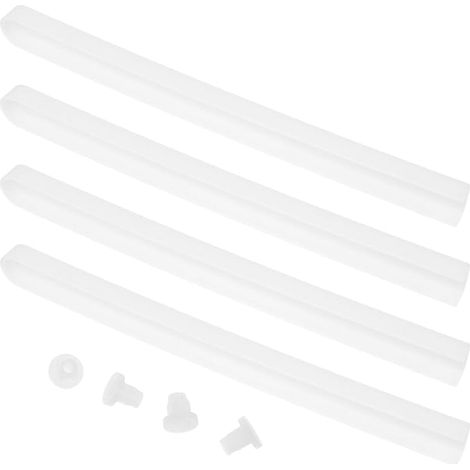 4 Pcs Glissières de Tiroir en Plastique 18,5 cm: Glissiere pour Plateau Coulissant de Cabinet Pour Le Tiroir de 17 mm Rainuré - Faciles à Installer Rail de Guidage Pour Meubles d'Armoires (1/5)