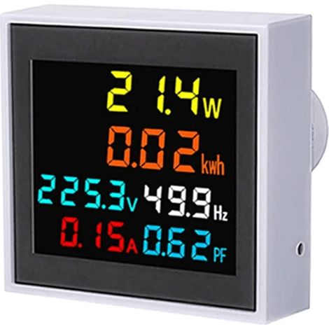 Compteur d'énergie numérique, de consommation d'électricité, watt, (1/5)