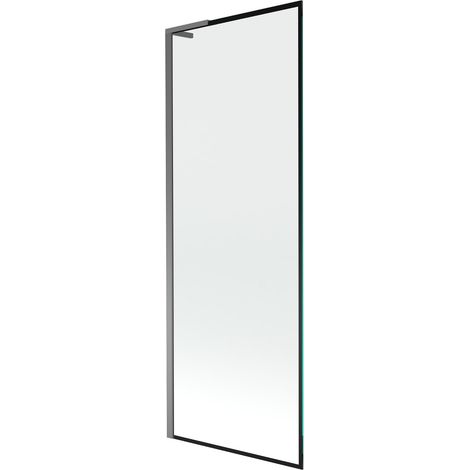 Mexen Next L pantalla de ducha de 1 hoja 70 x 150 cm, marco negro, gun metal - 895-070-000-03-70-95 (1/5)