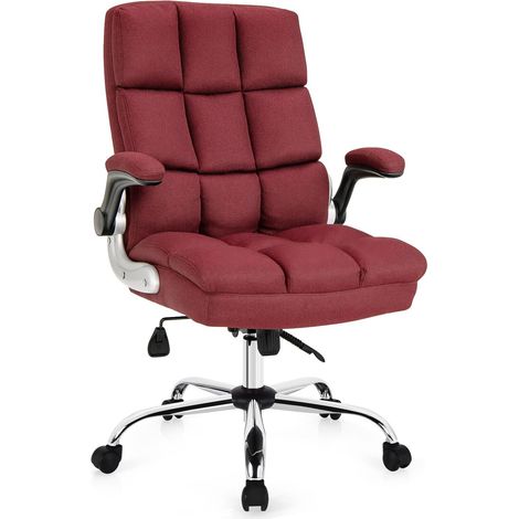 Executive Office Chair Ergonomic Padded High Back Swivel Computer Desk Chairs