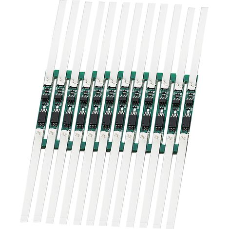 10 Li-Ionen 3,7V Akku-Schutzkarten, Zubehör zum Schutz vor Tiefentladung, 2-3A Stromstärke, für 18650 Nickel-Akkus. (1/5)