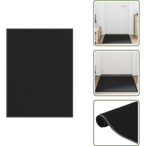 Zerbino per lavanderia - vidaXL Zerbino Nero 80x120 cm - Zerbino per armadi