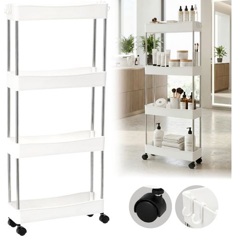 Carrito Calis, mesa de peluquería, spa cosmético, carrito de salón con ruedas (1/3)