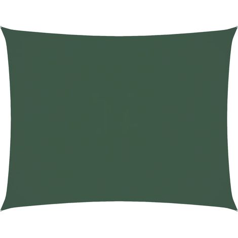 Maison Exclusive - Parasole a Vela Oxford Rettangolare 5x6 m Verde Scuro