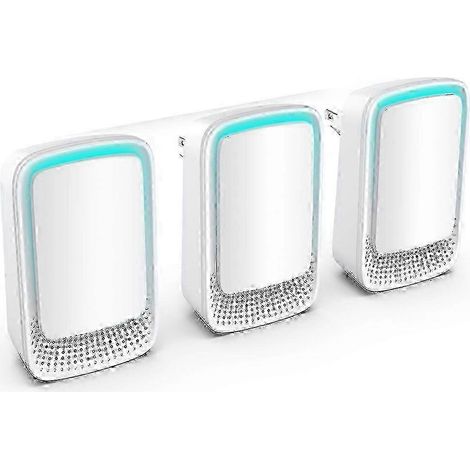 Ioniseur d'air domestique, matériau ABS et métal, lot de 3, appareil de purification multi-pièces (1/5)