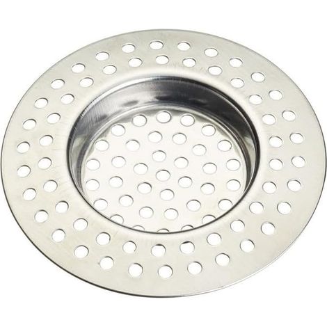 Bouchon d'Évier Filtrant en Acier Inoxydable, 7,5 cm