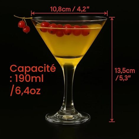 Martini Glasses . Cocktail Glasses, Martini, Margarita Espresso Glasses, Long Stem Champagne Cup (1/3)
