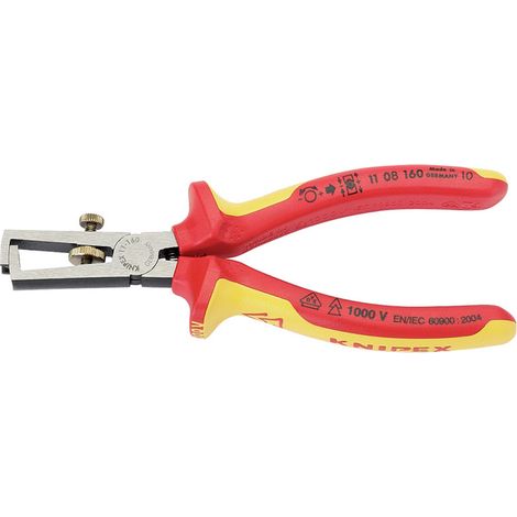 VDE Fully Insulated Wire Stripping Pliers (160mm) – Model 31930 by Draper, with Knipex 11 08 160UKSBE Certification (1/5)
