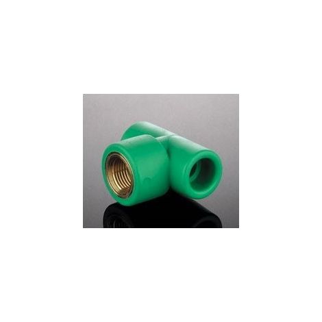 25008 - Tee fil. femmina 20 - 3/4" - 20 Fusiotherm 1060020142 (1/2)