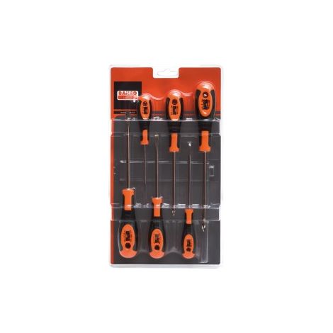 Set di cacciaviti Bahco 606-6 impugnatura in gomma resistente alla corrosione
