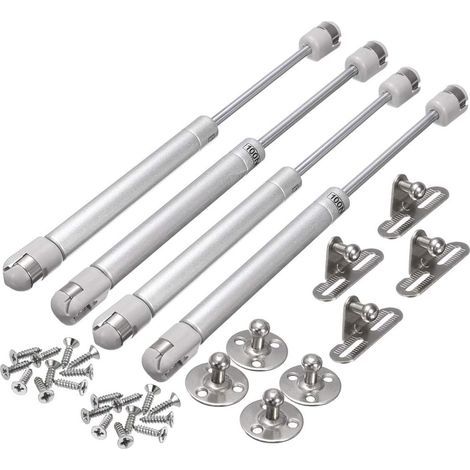 Pair 100N Gasfeder, 4 Stück hydraulische Stoßdämpfer zum Anheben von Möbeln, Türen und Schränken (1/5)