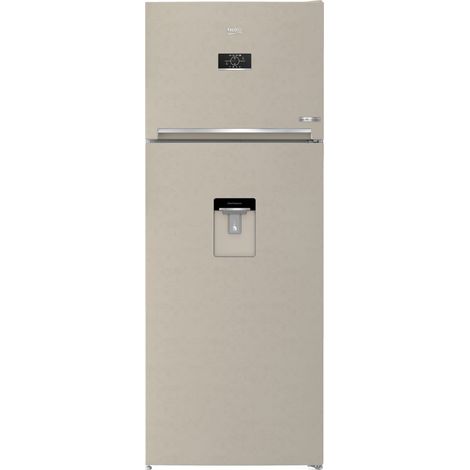 Beko RDNE455E40DBN: Frigorifero Doppia Porta, Total No Frost, 70 cm. Capacità netta totale: 406 L. Cerniera porta: Destra, Tipo di display: LED. Classe climatica: SN-T, Emissione acust... - 7297343180 (1/5)