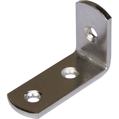 Squadretta reggipiani nichelata 20 x 30 x 12 spessore 2 mm. - 4 pz.
