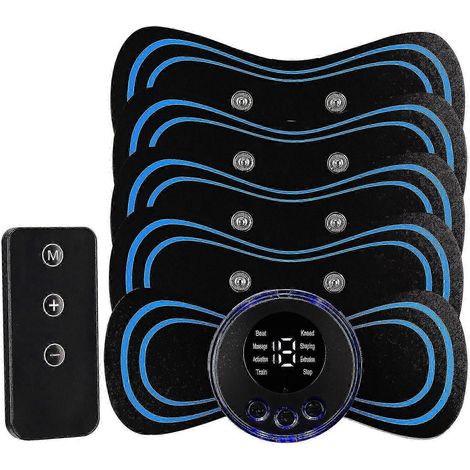 Appareil de massage électrique portable EMS pour la nuque et le dos, patch de massage cervical, soulagement de la douleur-AquaForge (1/5)