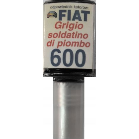 Fiat 600 grigio soldatino pintura coche reparador rayaduras 10 ML ARA (1/5)