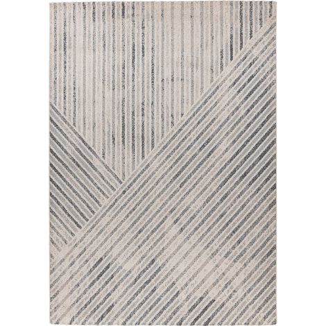 Tappeto moderno Rhombus in beige e grigio 80x150 cm (1/4)