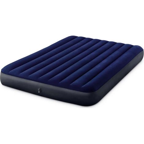 [NEUWERTIG] B-Ware Intex Luftbett Dura Beam 152x203x25 Gästebett Aufblasbett Bett Luftmatratze Blau