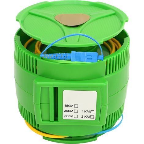 SCUPC OTDR Launch Cable Box Tragbares Design mit Pressedeckel für Glasfaser-Testkabel für SM 1310 1550nm Faser 300m / 984,3ft (1/5)