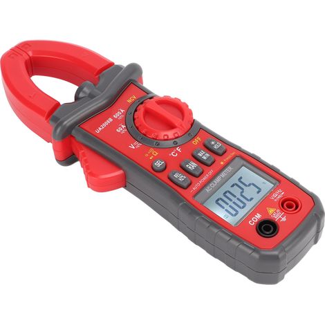 Digitales 600V 600A Zangenamperemeter, stabiles Präzisionsmultimeter mit Messleitungen, zuverlässige elektrische Messung, hochpräzise digitale Anzeige. (1/5)