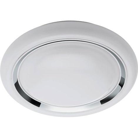 Plafonnier LED EGLO 33254 Crosslink CAPASSO-C blanc H:8,5cm Ø:34cm dimmable 2700-6500K avec fonction Connect