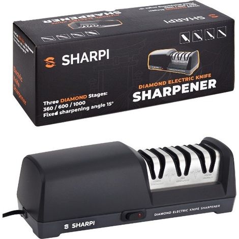 Sharpi Elektrischer Diamantschärfer für Küchenmesser - 15°