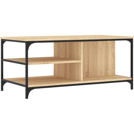 vidaXL Coffee Table Sonoma Oak 100x50x45 cm Engineered Wood