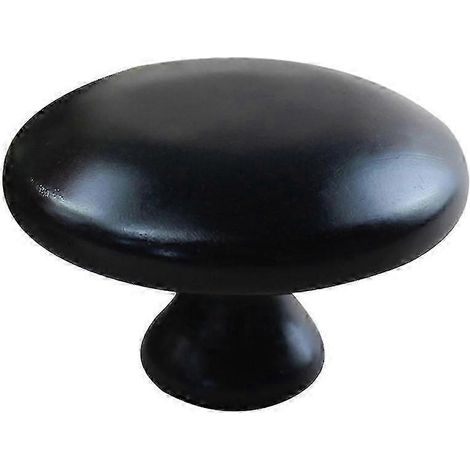 Pierre de massage en forme de champignon, pierre chaude en basalte de lave pour spa et massage thérapeutique, noir, lot de 2 (1/5)