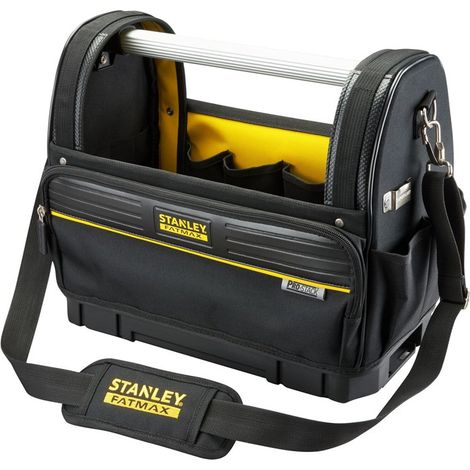 Stanley – Sac à outils en tissu 45 cm – Matériau 600 deniers – Base rigide étanche – Rangement modulaire PRO-STACK – Capacité 25 kg
