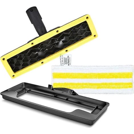 Tête de brosse, patin pour tapis, lingettes de nettoyage pour sols, compatibles avec le nettoyeur vapeur Easyfix 2.863-269.0 SC1 SC2 SC3 SC4 SC5 (1/5)