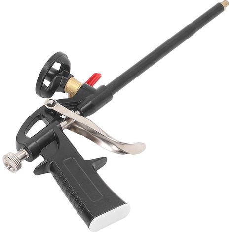 Pistollet extrudeur mousse 31,5 cm, applicateur joint silicone bec allongé pour sceller, combler et isoler (1/5)