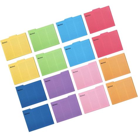16 pièces Dossier Fichiers Papier Colorés Organisateur Bureau Rangement (1/5)