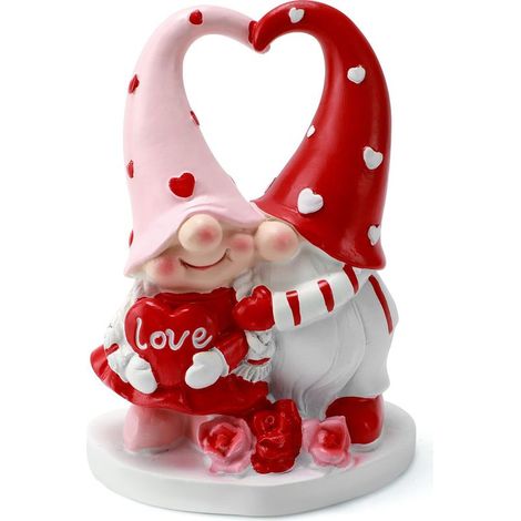Décorations de gnomes pour la Saint-Valentin - Figurines de gnomes pour la Saint-Valentin, Cadeaux de Saint-Valentin (1/5)