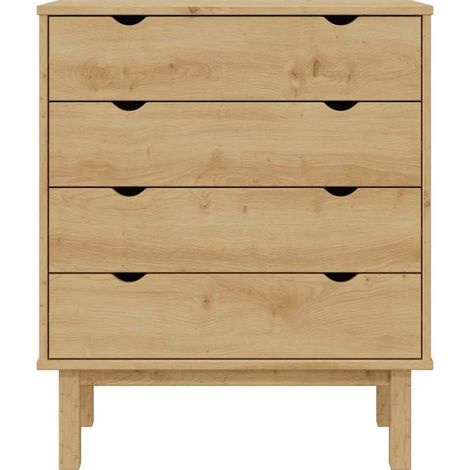 Schubladenschrank OTTA 76,5x39,5x90 cm Massivholz vidaXL (1/5)