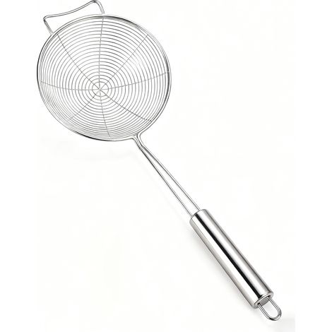 Écumoire passoire en acier inoxydable avec manche pour la cuisson et la friture, ustensiles de cuisine, passoire à pâtes