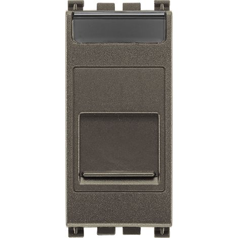 VIMAR - 19337.C.M Adattatore portello RJ45 Keystone Metal