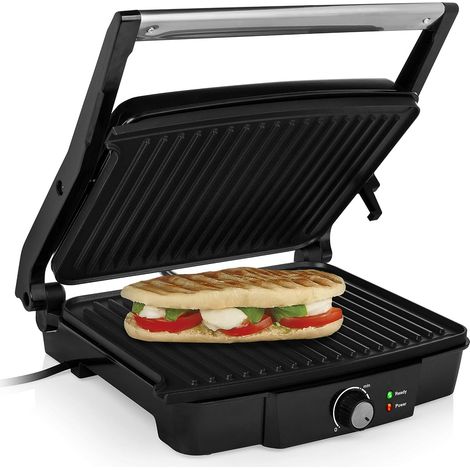 GR-2853- Grille-viande - Surface de cuisson 29,5 x 23,5 cm - Thermostat réglable - 2 000 W (1/5)