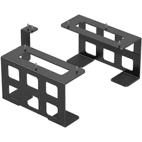Support de fixation facile à installer sous un bureau ou au mur pour consoles de jeux, mini PC, ordinateurs et consoles de jeux. (1/5)