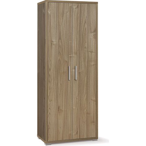 Armadio 2 Ante 71x182x41 cm Noce Stelvio (1/3)