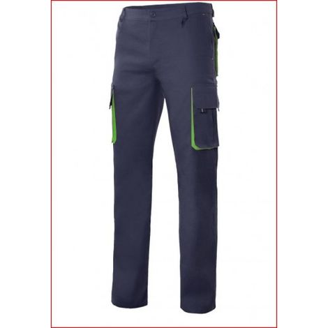 Pantalones de trabajo Velilla 103004 - 42 (EU) - Azul/Verde