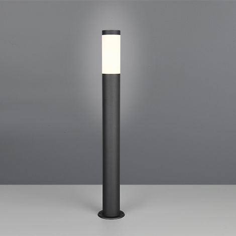 Borne lumineuse extérieure noire TRIOTO Trio 80 cm E27 25 W (1/3)
