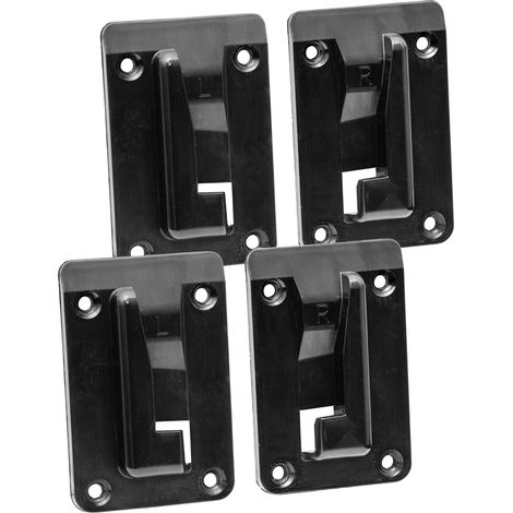 QBRICK ONE Juego de adaptadores para organizadores de cajas, soportes de pared, 4 piezas.