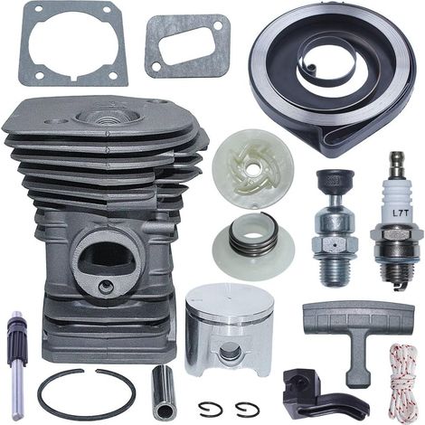 Kit de piston de cylindre 42mm Husqvarna 340 345 pour tronçonneuses Jonsered 2141 2145 503 87 02-76 (1/5)
