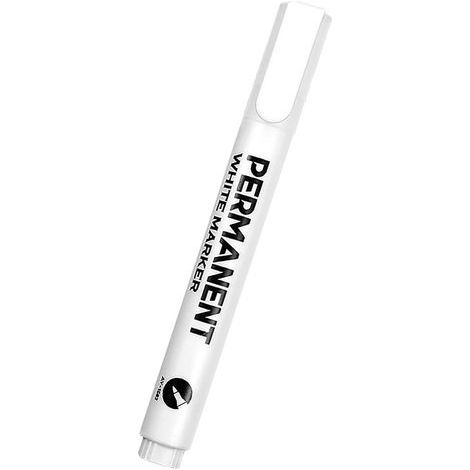 10 weiße, permanente, wasserfeste 2-mm-Tintenfläschchen für Glas, Metall, Stein, Holz, Leinwand und Reifen (1/5)