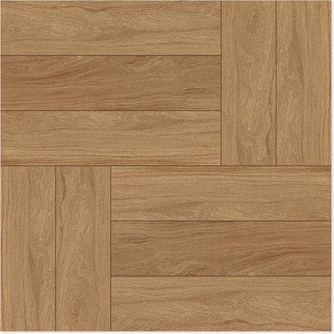 JSSEVN - 10 Pcs Self-Adhesive PVC Floor Tiles 30x30 cm, Vinyl Flooring (0.9 m²) Matte Waterproof Tiles, Self-Adhesive Waterproof PVC Floor Tiles, Dark Wood Color (1/3)