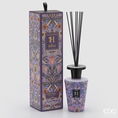 EDG Enzo De Gasperi Profumatore Bottiglia Heritage 1.000 Ml H 23 Cm Pure Gardenia