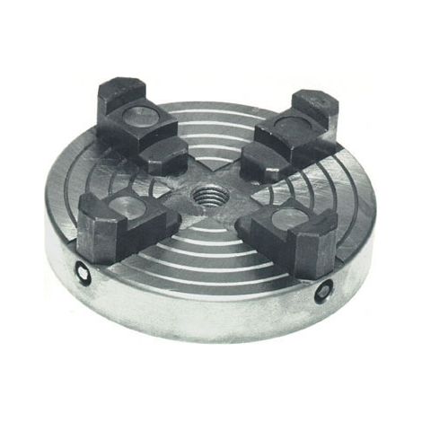 Güde – Mandrin 4 mors extérieurs Ø 150 mm pour tour à bois – Plage de serrage 40-125 mm – Filetage M18 IG – Fonte robuste