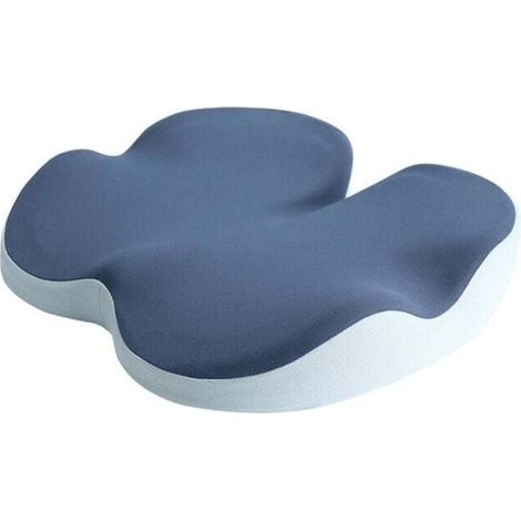 Coussin de Siège Orthopédique pour Le Mousse à Mémoire de Forme, Coussin de Siège Travel Ease pour Soulager la Douleur Lombaire et la Sciatique